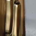 khtumeware 2 Pack Brushed Brass Cup Pulls 5 Inch Center to Center - Cabinet & Drawer Handles for Kitchen Hardware