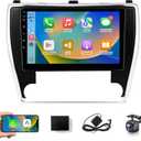 Car Stereo for Toyota Camry 2015 2016 2017 Radio, Wireless Carplay Android Auto,10.1inch IPS Touch Screen for Camry Headunit with Mirrorlink FM RDS DSP GPS WiFi Bluetooth Backup Camera(2G+32G)
