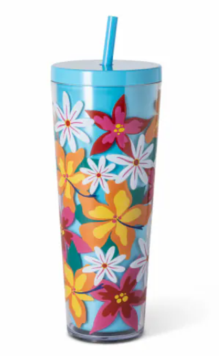Everyday Living® Plastic Tumbler - Tropical Floral, 24 oz