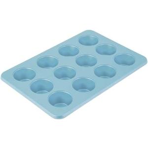 KitchenAid 12-Cup Nonstick Aluminized Steel Muffin Pan, Mineral Water
