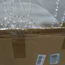 17.7 Inches Cake Stand Faux Acrylic Crystal Chandelier Style Drape Suspended Cake Swing, Pre Assembled Acrylic Cakes Stand (No Assembly Required) for Cakes Wedding, Birthday, Party Desserts Display