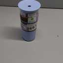 REDUCE Aspen 20 oz Vacuum Insulated Glass Tumbler with Lid & Extra Wide Straw - Keeps Drinks Cold for 12 Hrs - Ideal for Iced Coffee, Smoothies & Boba - Dishwasher Safe, Soft Base - Glacier