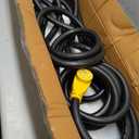 Camco Power Grip 50-Ft 50 Amp RV Extension Cord - Rated for 125/250 V/12,500 W - Features Copper 6/3 + 8/1-Gauge Wires for Superior Conductivity & Coated w/Heat-Resilient PVC (55199)