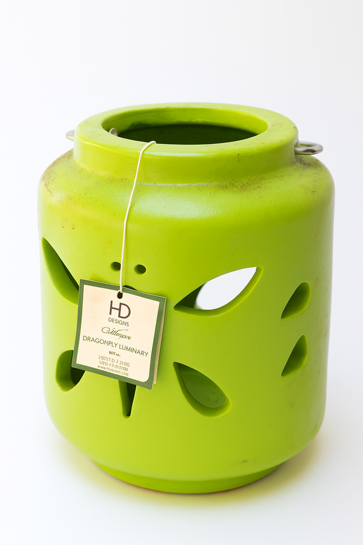 HD Designs Outdoors Dragonfly Luminary, Small, 7.5 in H x 7 in Dia