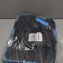 Bowling Ball Bag for Single Ball, Bowling Tote with Padded Holder,Fits Shoes up to Mens Size 14, Carry Bag for Bowling Accessories, Blue 