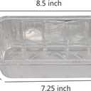 Waytiffer Loaf Pans [25 Pack] 2Lb Heavy Duty Disposable Aluminum Foil Premium Bread Tins Standard Size - 8.5" X 4.5" X 2.5" Perfect for Homemade Cakes & Breads
