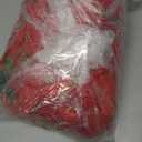 Red Artificial Flowers Plants for Christmas Home Decor Indoor 10 PCS, Fake Silk Babys Breath Realistic Bouquet, Faux Fall Stems Picks for Vases, Floral Arrangement Decorations for Tables Centerpieces