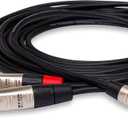 Hosa HMP-006Y Pro Stereo Breakout, REAN 3.5 mm TRS to Dual 1/4 Inch TS, 6 Feet