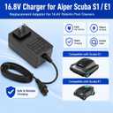 16.8V Charger for Aiper Pool Cleaner for Aiper Scuba S1 Cordless Robotic Pool Cleaner，Compatible with Aiper Scuba S1 E1, 14.4V Pool Vacuum Cleaner Adapter