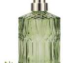 Glass Soap Dispenser 12oz/390ml for Bathroom Kitchen - Hand Soap/Lotion Dispenser with ABS Plastic Pump (Green)