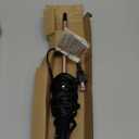 Conair Double Ceramic 1-Inch Curling Wand, Produces Flawless Waves, Curling Iron for Use on Medium and Long Hair, 30 Heat Setting Curling Iron, White