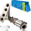 PHILTOP 1PC High Flow Catalytic Converter for 2002-2006 Camry 2.4L, 2002-2006 Solara 2.4L, Automotive Replacement Catalytic Converters OEM 16384, 250510H010 (EPA Compliant)