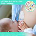 Breling 18 Pack Feeding Tube Pads Button Pad Gtube Button Covers Reusable g Tube Cutie Dinosaur Feeding Supplies for Kids Baby Breastfeeding Nursing Care (Dinosaur)