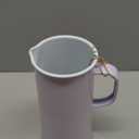 Falcon Enamelware Pitcher (57 oz), Metal Pitcher with Spout & Handle, Jug for Iced Tea, Water, Milk or Flower Vase, Dishwasher Safe, Oven Safe & Freezer Friendly (Pale Lilac)