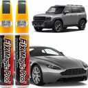 2 x Touch Up Paint for Cars, 2 in 1 GREY Car Paint Scratch Repair Kit