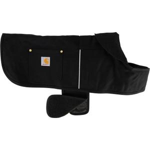 Carhartt Firm Duck Dog Chore Coat, Insulated Weather Resistant Jacket for Cold and Windy Conditions, Black, X-Large