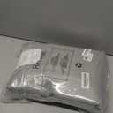 Rinwoc 100% Blackout Curtains 72 inch Length 2 Panels Set for Dining Room Master Room, Thick Soft Linen-Look Textured Full Light Blocking Room Darkening Thermal Insulated Drapes (W52xL72, Grey)