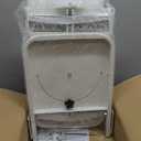 MYOYAY Wall Mounted Ironing Board 12 x 37 Inch Space-Saving 180 Swive Fold Away Ironing Board with Heat Resistant Cover for Home House Held Laundry with ManualWhite