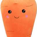 ASkinds Cartoon Carrot Plush Toy Cute Carrot Shape Pillow Stuffed Carro t Toy Soft Doll for Kids Girls