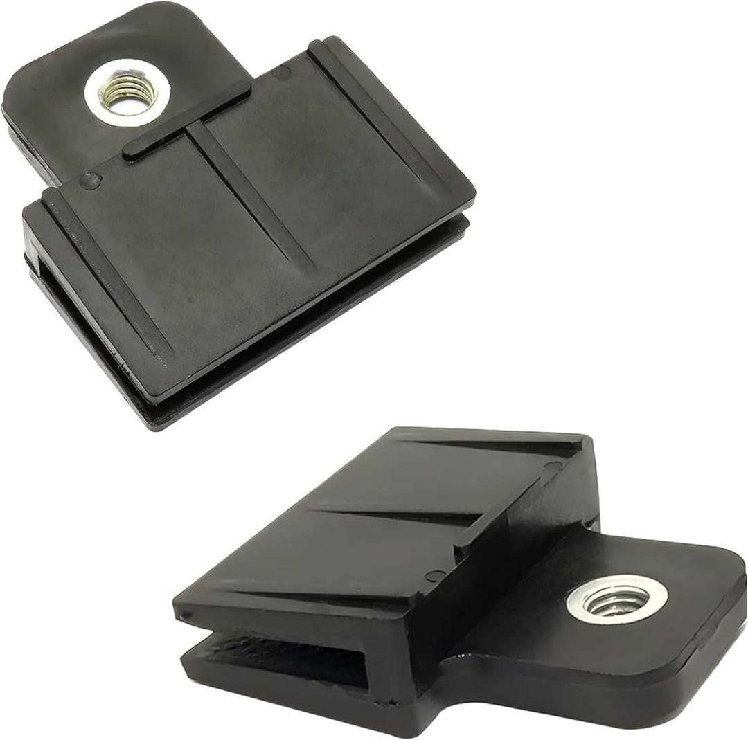 Shakas Window Door Glass Channel Clip, Solid Structure Glass Lifter Bracket Slot Fixing Clip, Quick Installation Repair Replacement Accessories, Universal for Most Cars (Black)