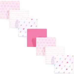 Luvable Friends Unisex Baby Cotton Flannel Receiving Blankets, Birdies 7-Pack, One Size