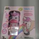 iPlay, iLearn Kids Unicorn Sticker Stamp Activity Set - 400+ Stickers 18-Page Activity Book, Toddler Creative Mess-Free Art Craft Educational Travel Toy, Birthday Stocking Gift 3 4 5 6 Yr Old Girl Boy