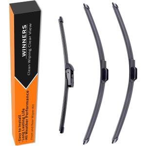 Windshield Wiper Blades for 2025 Hyundai Tucson - Complete Front & Rear Wiper Replacement Kit, All-Season Performance, Easy Installation, OEM Quality (26'' 16'' 14'')