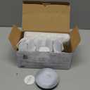 EZVALO Under Cabinet Lighting with Charging Station,1000mAh Rechargeable Puck Lights with Remote, 3 Color Temps & 12 RGB Closet Lights, Dimmable Motion Sensor Lights for Shelf, Kitchen (6 Packs) (Black)