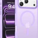 BENTOBEN Magnetic for iPhone 17 Pro Max Case 6.9" 2025,[Compatible with Magsafe]Slim Cute Matte Translucent Shockproof Drop Protective Bumper Women Men Phone Cover for iPhone 17 ProMax,Lavender Purple