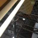 ROLOVE 22x20 Inch Lighted Vanity Mirror, 3-Mode Touch Dimming LED Lighting, Large Makeup Mirror for Dressing Room, Tabletop or Wall-Mounted, White