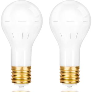 GEPLAD 2-Pack Mogul Base 3-Way LED Light Bulbs, 10/20/30W (100/200/300W Equivalent), E39 Socket, Daylight 5000K - Bright Lighting for Antique Floor Lamps, Craft Rooms & Workshops