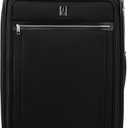 Travelpro Platinum Elite Softside Expandable Checked Luggage, 8 Wheel Spinner Large Suitcase, TSA Lock, Men and Women, Shadow Black, Checked Large 29-Inch