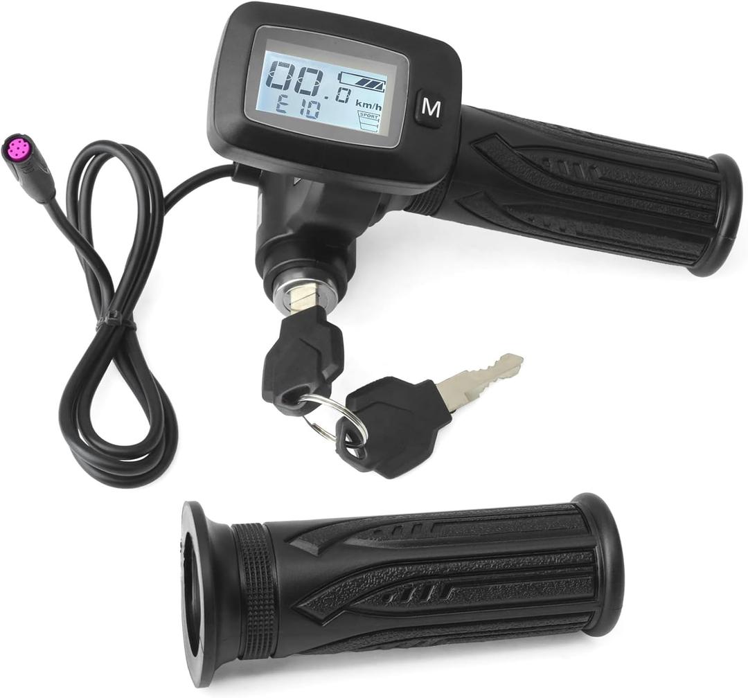 Upgrade 48V Throttle with M Key button Replacement for tutti Soleil 01 for Tuttio Soleil01 for tutto Soleil 01 Electric Dirt Bike Note the buttonwith M) is not compatible with the one (without M)