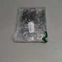 24 Pcs Shower Curtain Hooks, Goowin Shower Curtain Rings, Durable Black Shower Curtain Hooks Rust Proof, Shower Rings for Curtain, Double Glide Shower Hooks for Shower Curtain Rods, Black