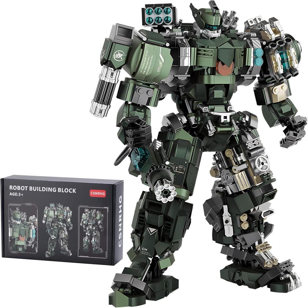 CSNRHG Mech Robot Model Building Blocks Toy Set Birthday for Age 8+ Children Adults Teens 1403 Pieces