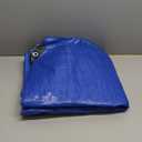 Tarp Cover Blue, 2-Pack Heavy Duty Waterproof, Great for Tarpaulin Canopy Tent, Boat, RV Or Pool Cover!!! (6X8, Heavy Duty) (Blue-lightweight Protection)