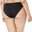 Amazon Essentials Womens Classic Bikini Swimsuit Bottom (Large, Washed Black)