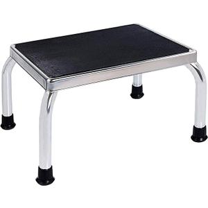 Vaunn Medical Foot Step Stool 350lbs Heavy-Duty Welded Steel Legs, Fully Welded Single Construction Frame, Anti-Skid Rubber Platform