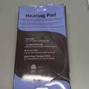 XL Full Weighted Heating Pad for Back Pain, Cramps, Relief - - 2.3lb Large Electric Heat Pad for Neck and Shoulders - Hot Heated Pad with Auto Shut Off, Stay on- (XL 12"x24" Pink) - PYQ0F