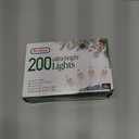 PREXTEX 200 Count Clear Christmas Tree Lights - 40 ft Warm Incandescent String Lights with Green Wire - Indoor and Outdoor Mini Light for Christmas, Holiday Decorations, Trees, Fences, Patios and More