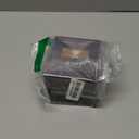 ZLCA MTG Deck Box with Commander Window Display, Trading Card Storage Box Holds 100 Double-Sleeved Cards Suitable for TCG/CCG/PTCG/EDH/Magic/Sport Cards (Black&Purple)