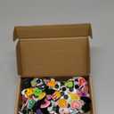 Valentines Day Cards for Kids School Classroom - 36 Valentine Cards with 72 Unique Shoe Charms, 6 Cute Designs - Valentine Exchange Gift for Boys Girls, Funny Valentines Cards for Kids Party Favors