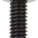 Small Parts Steel Pan Head Machine Screw, Black Oxide Finish, Meets ASME B18.6.3, #3 Phillips Drive, #12-24 Thread Size, 5/8" Length, Fully Threaded, Import (Pack of 100)