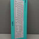 Logitech MK270 Wireless Keyboard and Mouse Combo for Windows, 2.4 GHz, 8 Multimedia Keys, PC, Laptop, Wireless Keyboard Compact Mouse Combo - White (1 Pack)