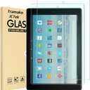 [2 Pack] All-New Fire HD 10 Screen Protector (9th /7th/5thGeneration- 2019/2017/2015 Release) 2.5D Curved Edge,Bubble-Free High Sensitivity Anti Fingerprint Scratch for HD 10 2019 Released