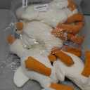 HyDren 8 Pcs Goose Stuffed Animal 8 Inch Silly Goose Plush Soft Stuffed Animal Toy White Yellow Plush Toy Doll for Birthday Party Baby Shower Supplies Home Decorations