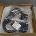 Kanayu 50Amp 14-50 Y Splitter Adapter Cord ETL Listed 14-50P Male to 2X 14-50R Female 4 Prong 250V Splitter for RV and EV Heavy Duty 6/3+8/1 STW AWG RV Generator Outdoor Extension Cord, 3 Ft (Black)