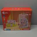 CUTE STONE 2-in-1 Baby Walker for Girls, Toddlers Learning Walker, Early Educational Push Walking Toys with Detachable Activity Center for Infants 12+ Months