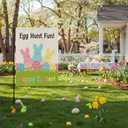 9 x Easter Garden Flag Double Sided 12x18 Inch - Happy Easter Bunny Spring Yard Outdoor Banner, Vertical Farmhouse Decoration for Home & Garden