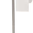 Standing Toilet Paper Holder, TP Holder with Practical Tray On Top for Phone, No Drill No Damage to Wall, Stainless Steel (Brushed Nickel) (1-Roll)